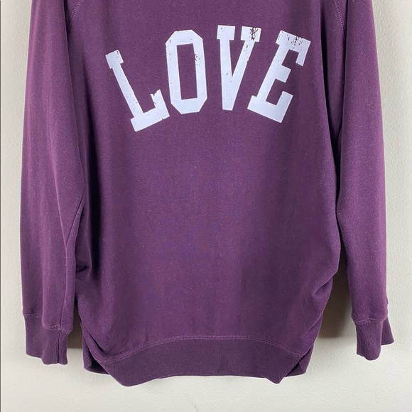 Love Maternity Burgundy Crewneck Pull Over Sweater Size XL - Picture 4 of 12